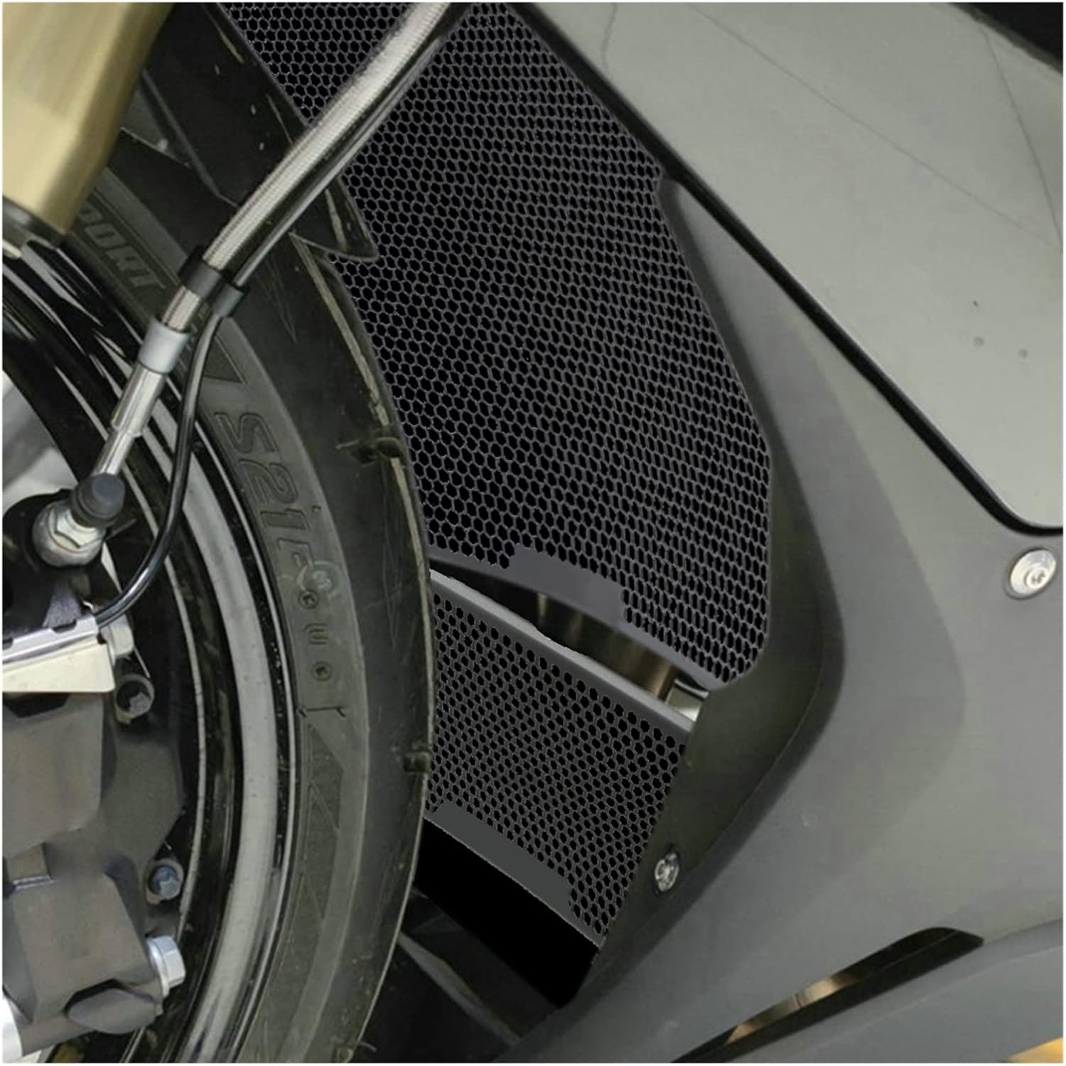 HRTLSS Para Suzuki V-Strom 650 650XT 650 XT 2017-2021 VSTROM DL650 Motocicleta CNC Protector de parrilla Protector de parrilla Protección de