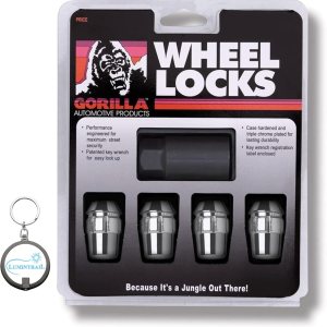 Gorilla Automotive 71631N – Cerradura de rueda para automóvil de 0.472 in x 1.50 pulgadas con llave de bloqueo de rueda, juego de 4 tuercas de Gorilla Automotive 71631N – Cerradura de rueda para automóvil de 0.472 in x 1.50 pulgadas con llave de bloqueo de rueda, juego de 4 tuercas de