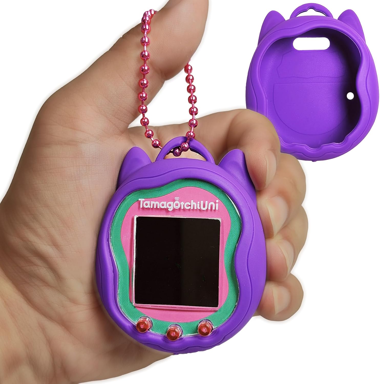 Tamagotchi Uni – Funda de silicona para mascotas virtuales interactivas, protector de pantalla para Tamagotchi Uni Pet Band Accesorios (cubierta de
