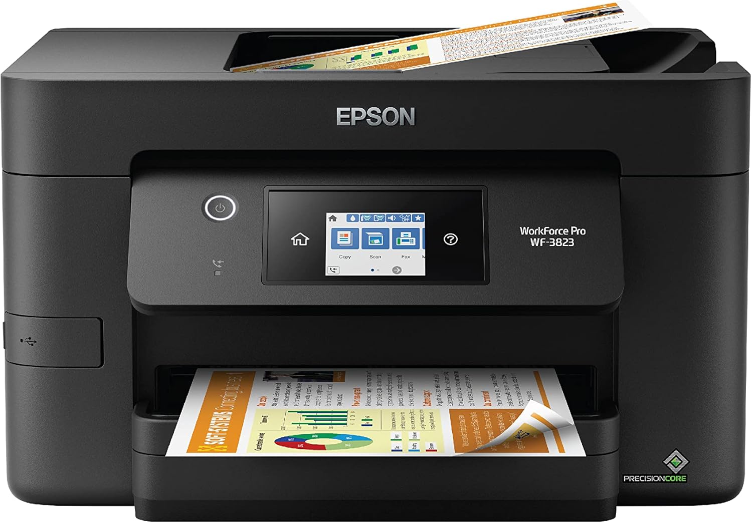 Epson EcoTank ET-2800 Impresora Supertank sin cartuchos con escaneo y copia, la impresora básica ideal para el hogar, White & Workforce Pro WF-3823