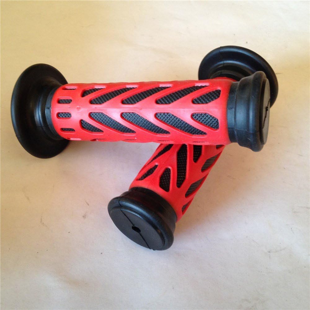 XKH – Agarraderas de gel rojo de 0.984 in, 1 pulgada, compatibles con ATV Brute Force Prairie BRUIN GRIZZLY KODIAK Yamaha Kawasaki Suzuki B01M2C0A29