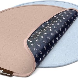 Paw Inspired Almohadillas redondas lavables para orina para perros Almohadillas reutilizables para cachorros Almohadillas impermeables para parto Paw Inspired Almohadillas redondas lavables para orina para perros Almohadillas reutilizables para cachorros Almohadillas impermeables para parto