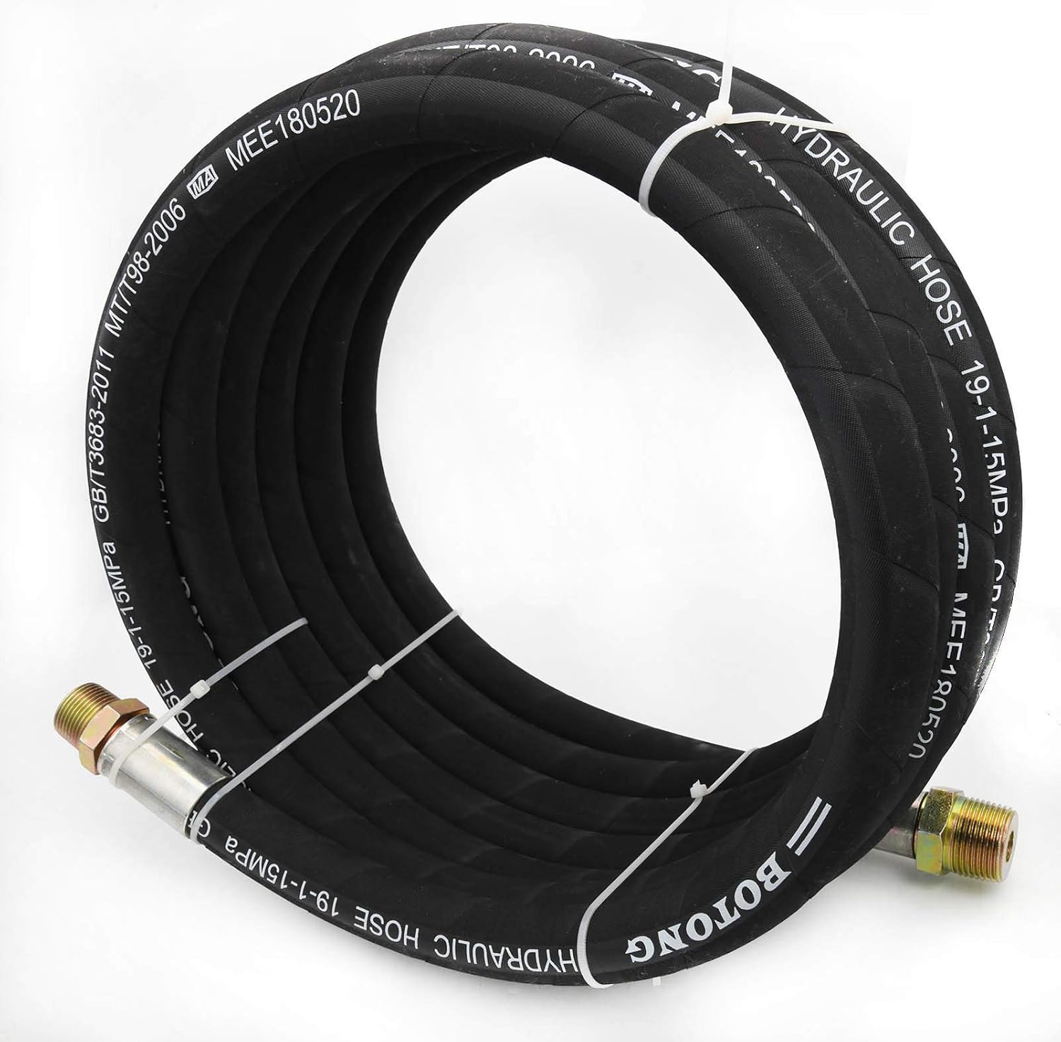 BOOTOP PIN – Manguera de transferencia de combustible de 34 pulgadas, manguera de transferencia de combustible de granja con accesorios, para