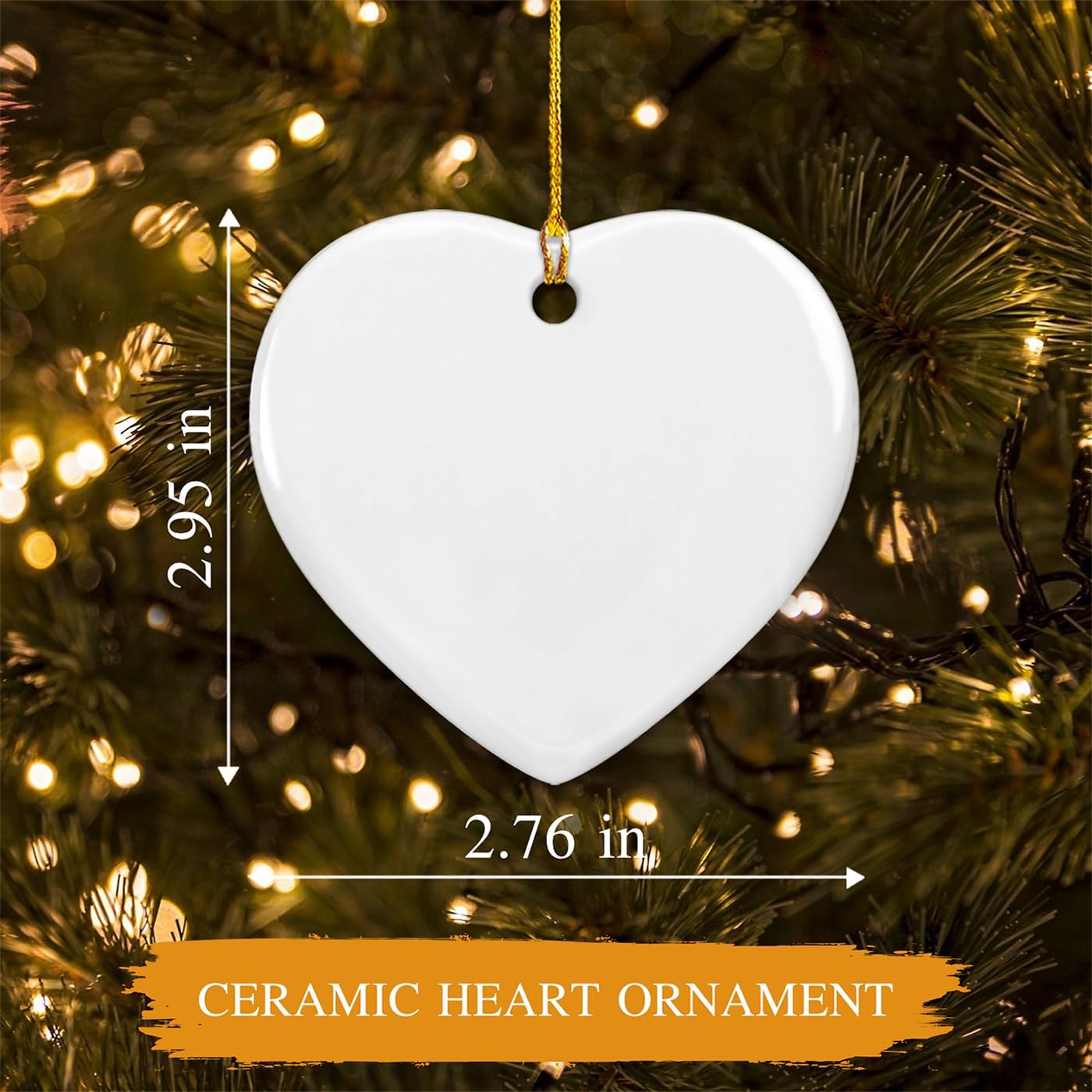 Adorno de cerámica para casados de 2 Navidad, Navidad 2023, adorno personalizado de nuestra segunda Navidad para casados, regalo para pareja, oso