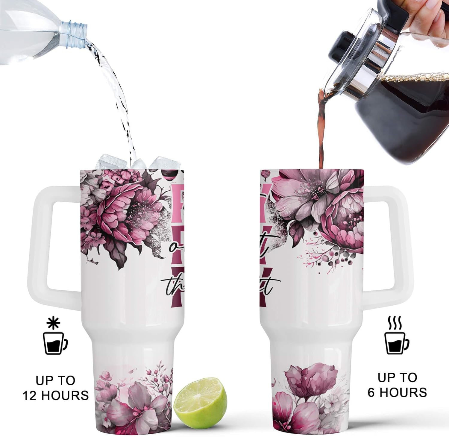 Regalos cristianos para mujeres, taza de viaje de 40 onzas – Regalos de cumpleaños para mujeres, regalos religiosos para mujeres, regalos