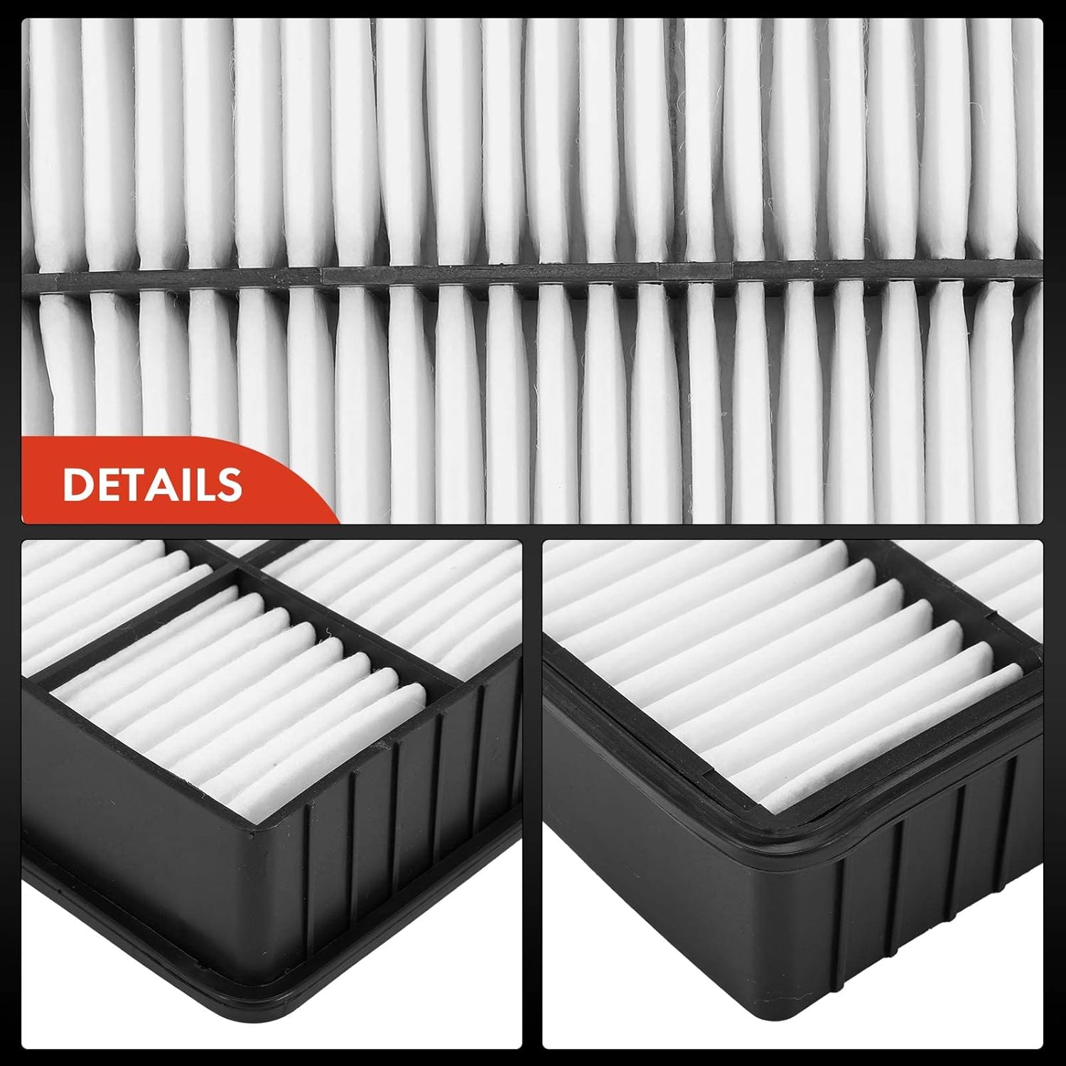 A-Premium Filtro de aire de motor compatible con Mitsubishi Lancer 2002-2007 2011, Mirage 1997-2002, Outlander 2003-2006