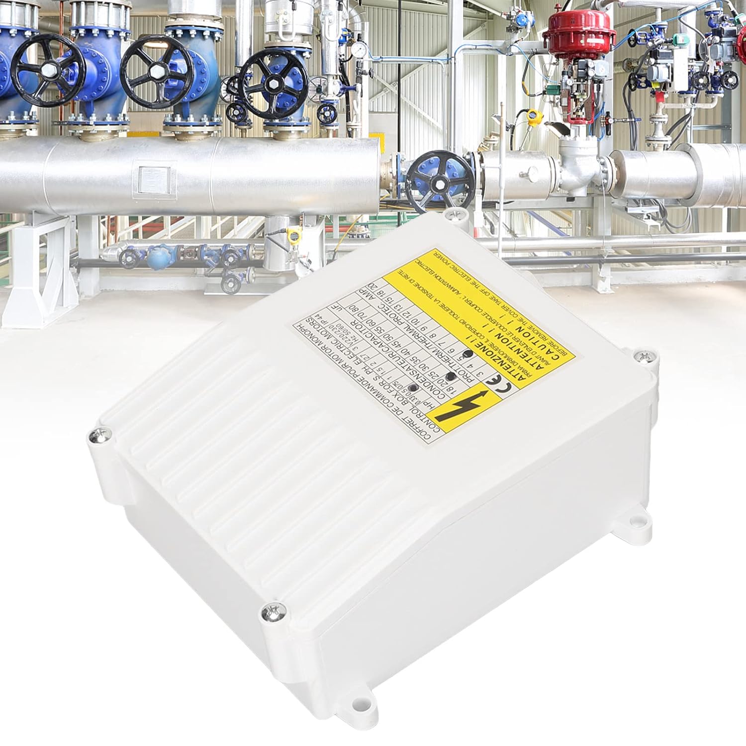 Controlador de bombas sumergibles, caja de control de bomba para bombas de succión domésticas sumergibles de pozo profundo (0.55 KW 0.5 HP 20uf 5A