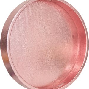 MAONAME Bandeja decorativa rosa de 13 pulgadas, bandeja de servicio de piel sintética con asas, moderna bandeja de mesa auxiliar para otomana, MAONAME Bandeja decorativa rosa de 13 pulgadas, bandeja de servicio de piel sintética con asas, moderna bandeja de mesa auxiliar para otomana,