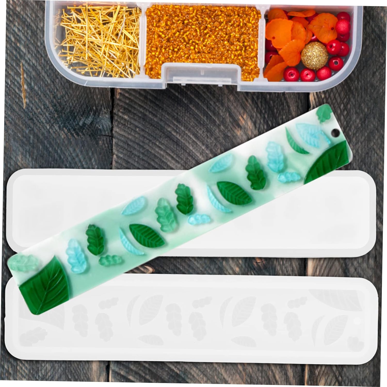 Abaodam 6 pcs Bookmark Silicone Mold epoxy Resin molds Bookmark Making molds Bookmark Mould Ornament Resin Mold Bookmark molds for epoxy Resin epoxy
