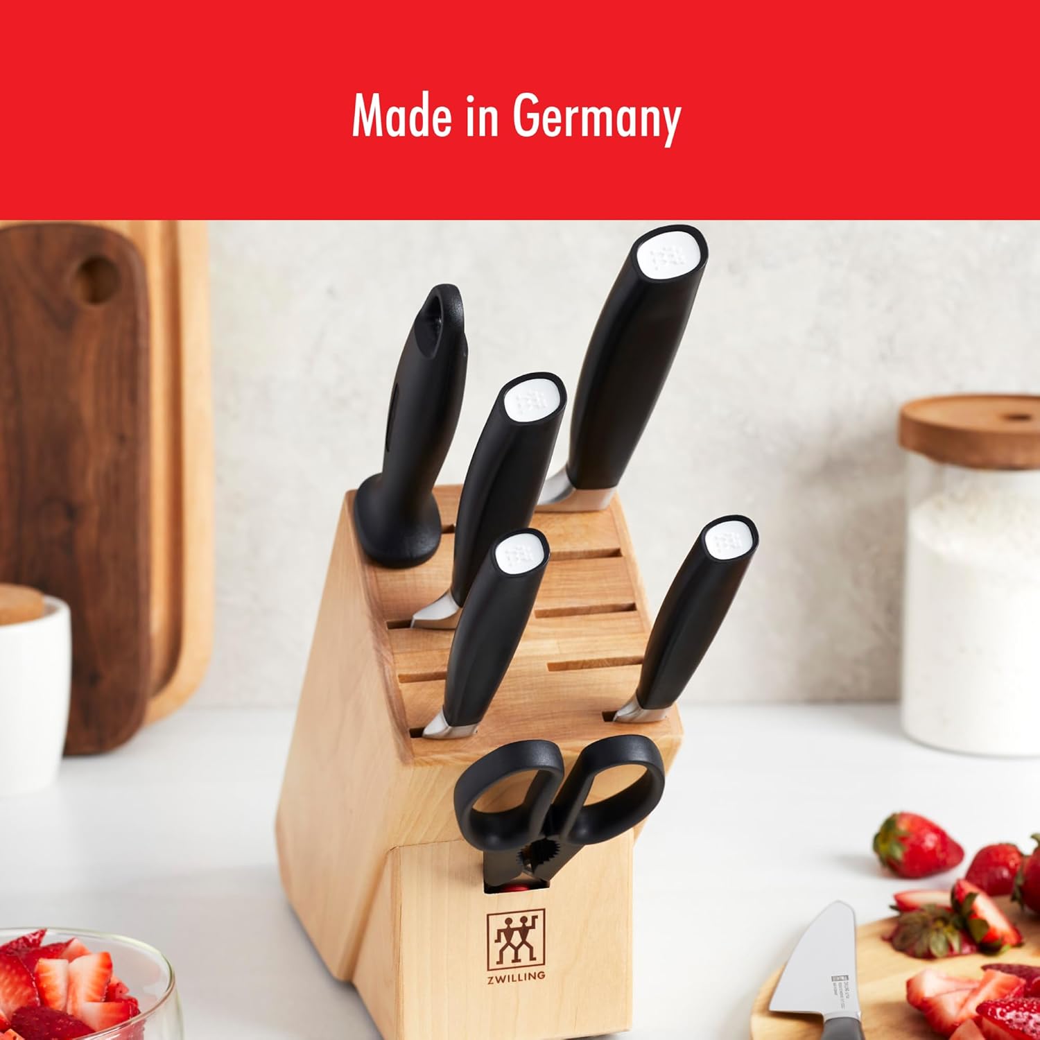 Zwilling All Star – Cuchillo multiusos alemán afilado de 5 pulgadas, cuchillo de tomate, fabricado en una fábrica alemana propiedad de la empresa