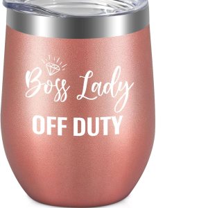 LiqCool – Regalos de Boss Lady para mujer, vaso de vino aislado para jefa, regalos de vino para mujeres y mujeres, regalos de mejor jefa para el día LiqCool – Regalos de Boss Lady para mujer, vaso de vino aislado para jefa, regalos de vino para mujeres y mujeres, regalos de mejor jefa para el día
