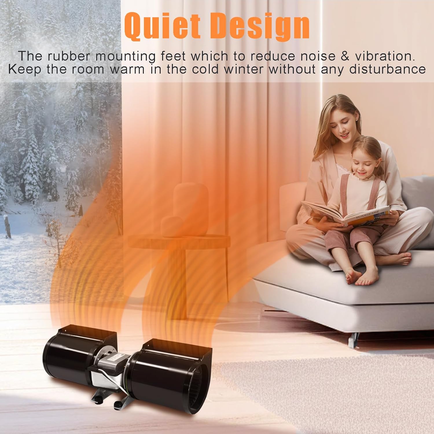 GFK-160 GFK-160A GFK-160B Ventilador de chimenea para Heat N Glo, Hogar y Hogar, Quadra Fire, Heatilator, Superior, Majestic Chimeneas, Heat and Glo