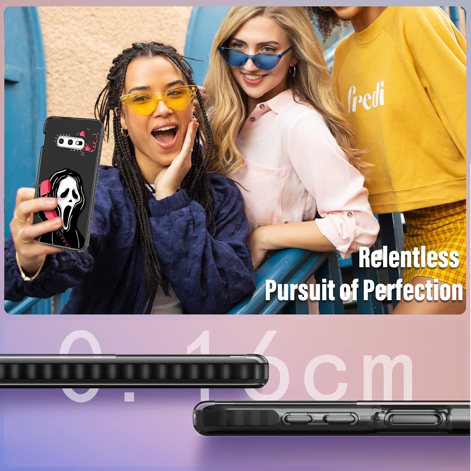 Toycamp Funda para Samsung Galaxy S10E, bonito y divertido diseño de esqueleto de calavera para mujeres, niñas, niños y adolescentes para Galaxy