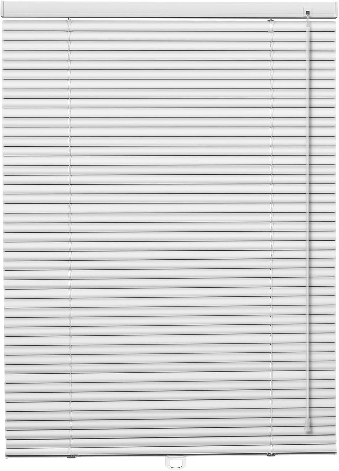 HOTSOON Mini persianas de aluminio para ventanas, sin cordón, para oscurecer la habitación, persianas venecianas horizontales de metal, de 1