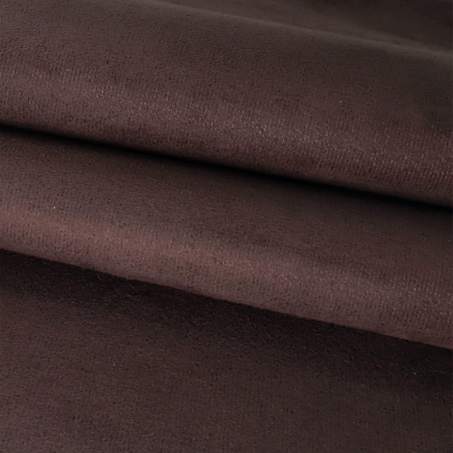 Revestimiento de tela de gamuza color chocolate, material de microgamuza con respaldo de espuma de repuesto para techo de automóvil, caravana, SUV,