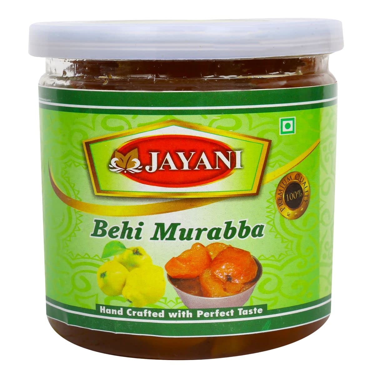 Jayani Casero Behi Murabba 350 GM Pack, Safarjal Ka Murabba, Mermelada de Membrillo – El fruto de ise