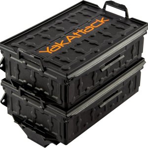 YakAttack Sistema de caja de almacenamiento de equipo de pesca apilable TracPak Accesorios de pesca en kayak YakAttack Sistema de caja de almacenamiento de equipo de pesca apilable TracPak Accesorios de pesca en kayak