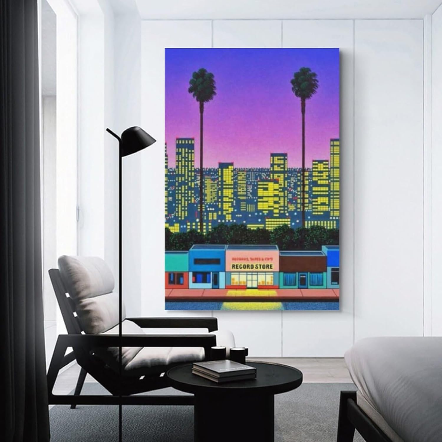 Pintura de paisaje retro moderna estilo pop Nagai Hiroshi Home Bar decoración de pared (6) pósteres e impresiones de pintura en lienzo para