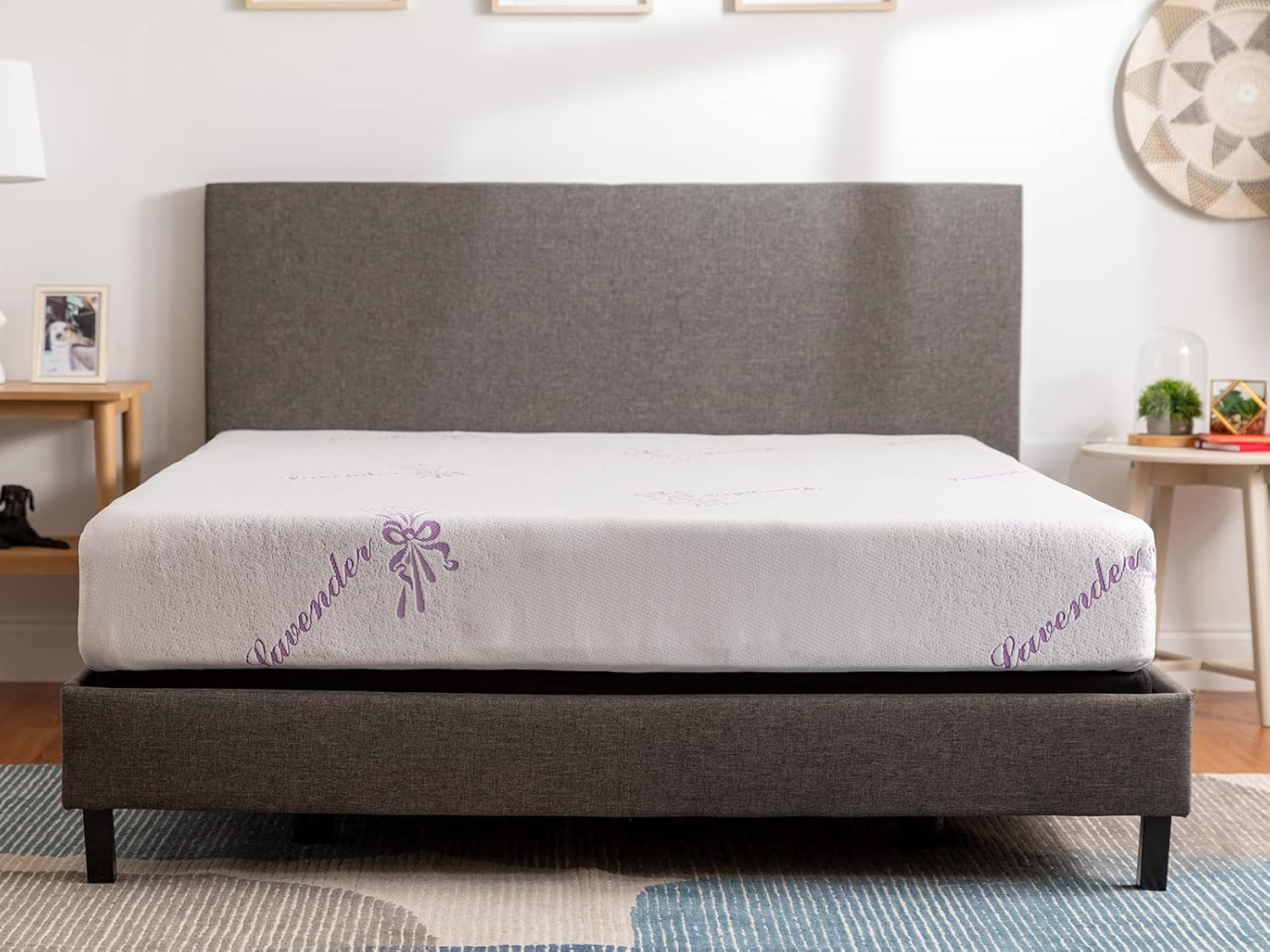 TULO by Mattress Firm  Colchón lavanda de espuma viscoelástica de 8 pulgadas  Comodidad media  Alivio de presión que reduce el dolor  Tamaño