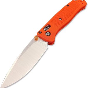 Cuchillo de bolsillo pequeño ECD Manual Pulgar Studs Open 8Cr13MoV Blade Mini bugout cuchillo plegable Axis Lock con mango de grivory naranja (533) Cuchillo de bolsillo pequeño ECD Manual Pulgar Studs Open 8Cr13MoV Blade Mini bugout cuchillo plegable Axis Lock con mango de grivory naranja (533)