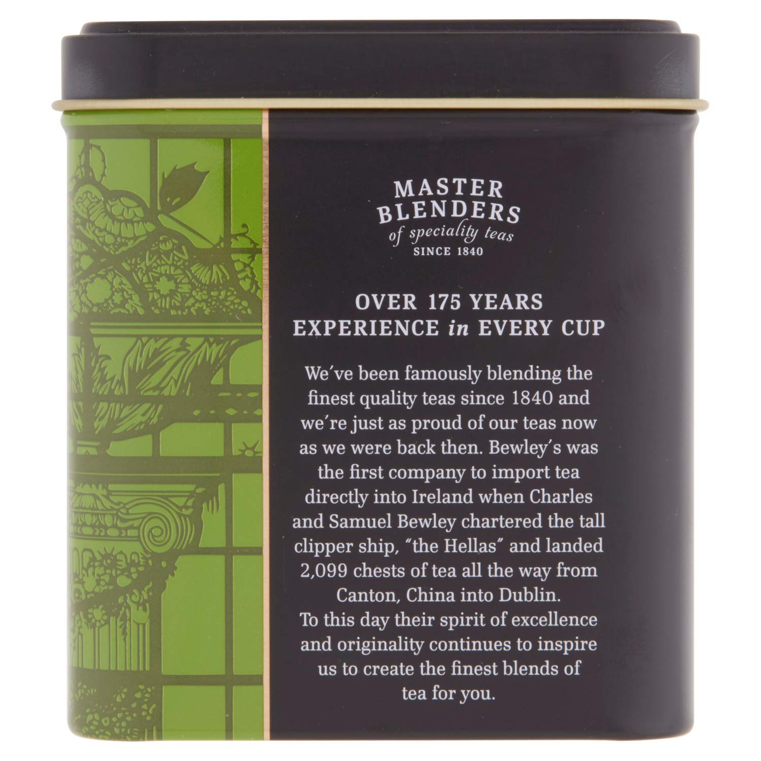 Bewley’s Irish Breakfast – Lata de té, 30 unidades