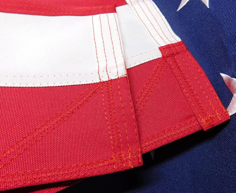Premium 3X5 USA 28 Historical Nylon 600D 2-Ply Embroidered Flag