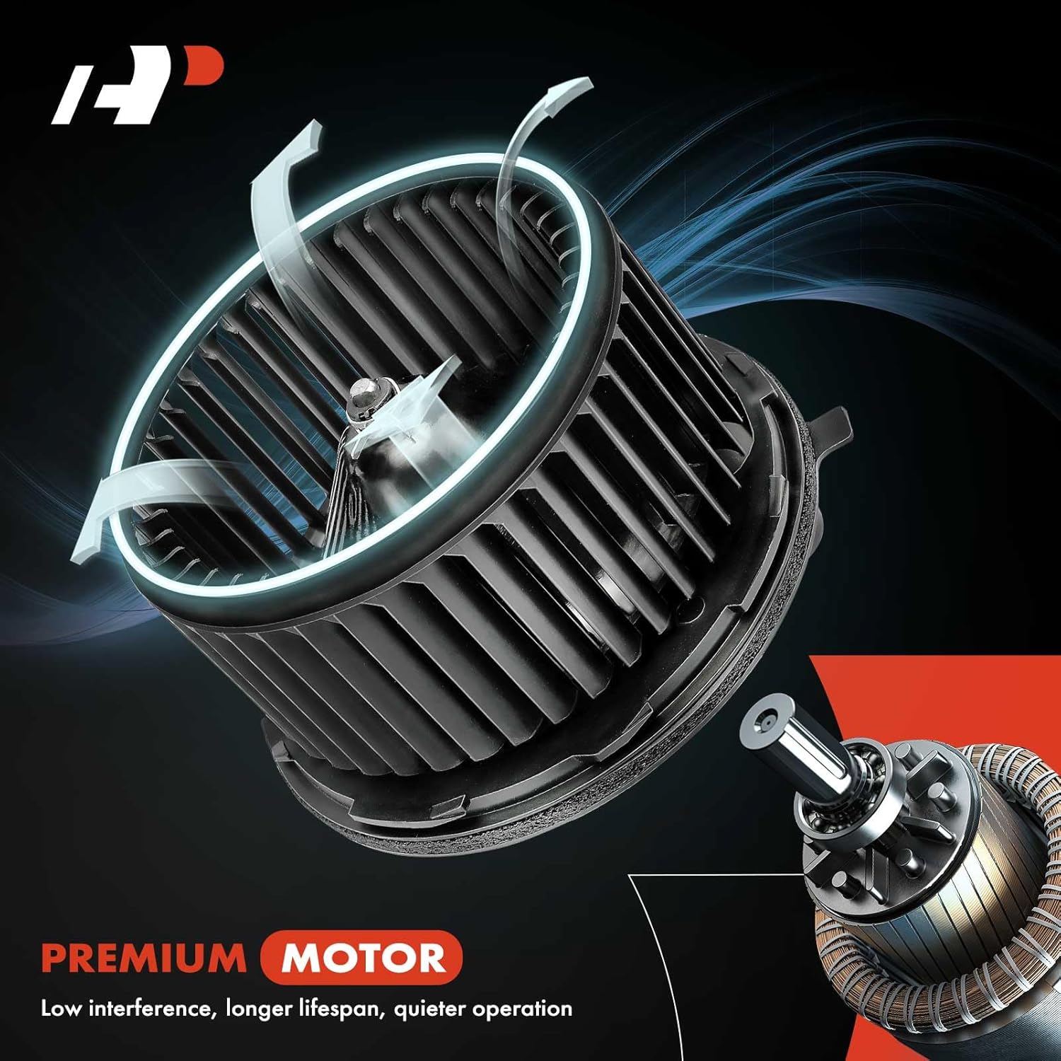 A-Premium Motor calefactor de ventilador HVAC con jaula de ventilador compatible con Subaru Forester 2019 2020 2021 Reemplazo # 72223FL010