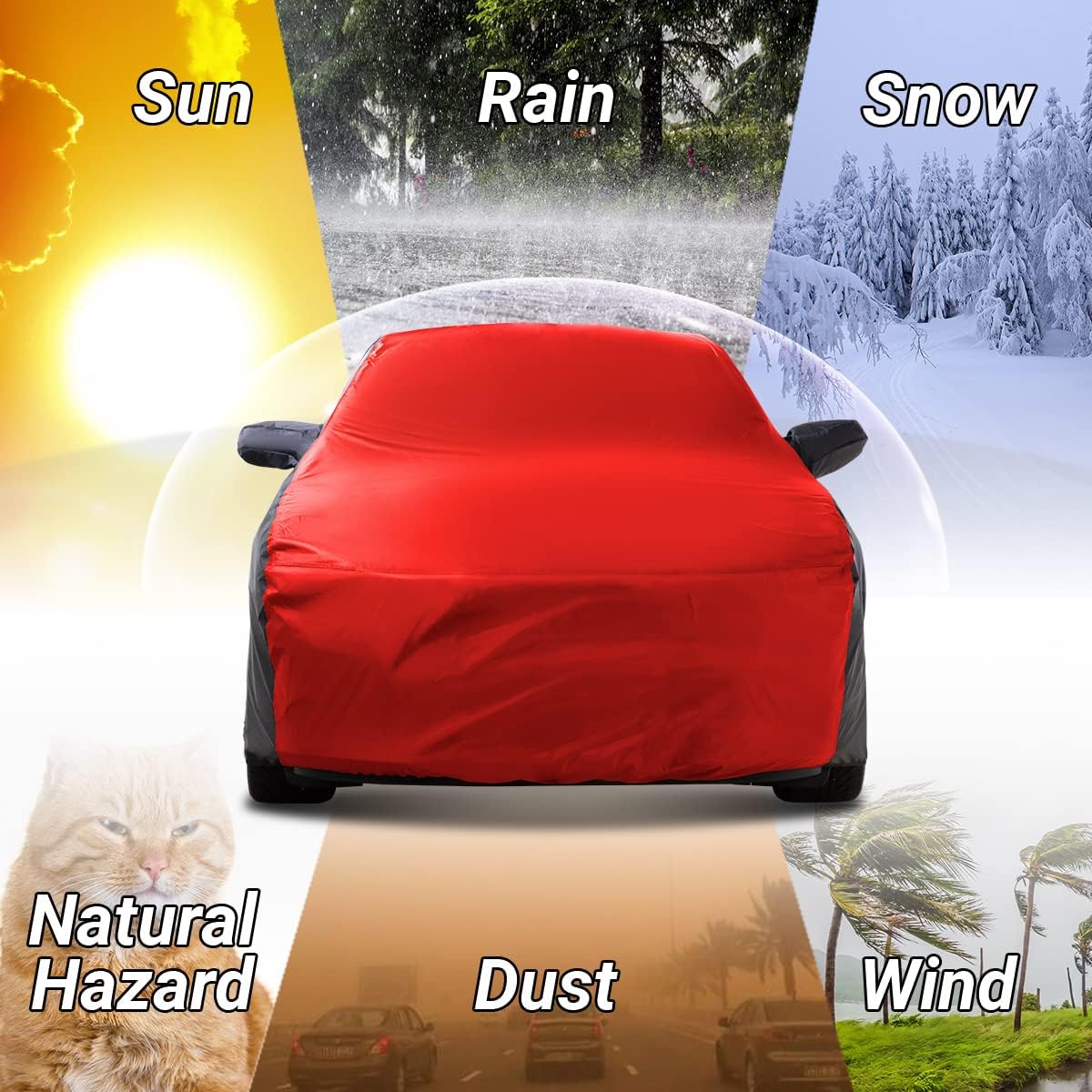 iCarCover Funda de automóvil personalizada para Chevy Camaro 1982-1992, impermeable, para todo tipo de clima, lluvia, nieve, UV, protector solar