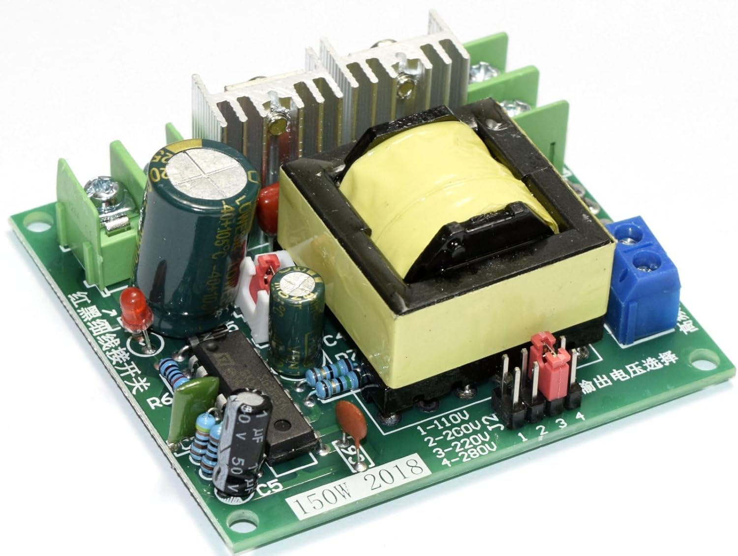Inversor DC-AC 12V DC a 110-280V AC o DC para cargas resistivas