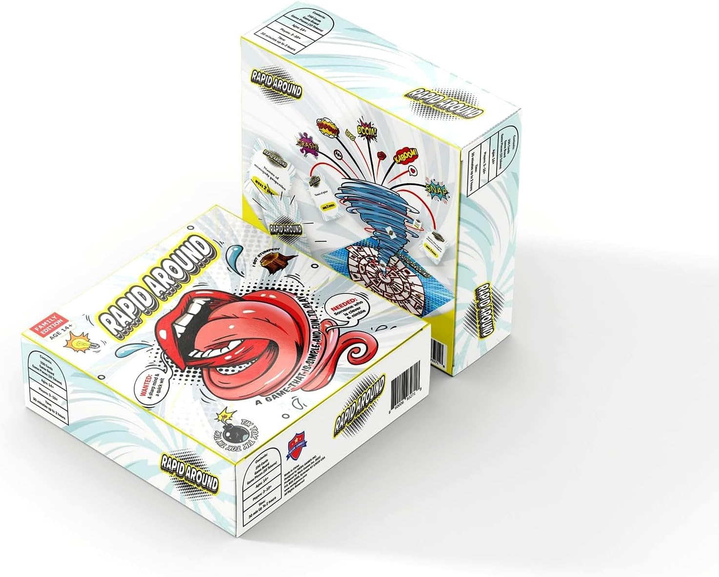 Rapid Around Family Edition – Juegos de mesa para mayores de 14 años, juegos de fiesta para adultos y adolescentes, divertido juego familiar