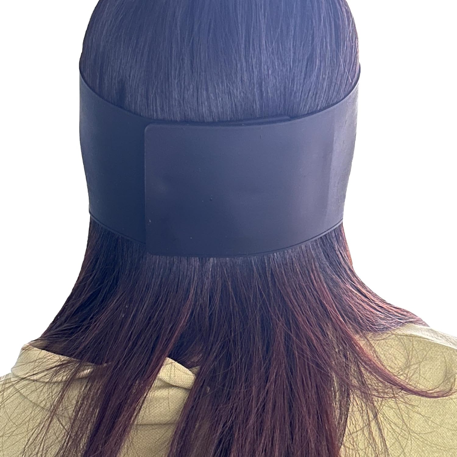 Máscara facial de silicona grande que cubre la frente, ojos y mejillas, uso después de aplicar sueros, mejora la absorción de suero y loción,