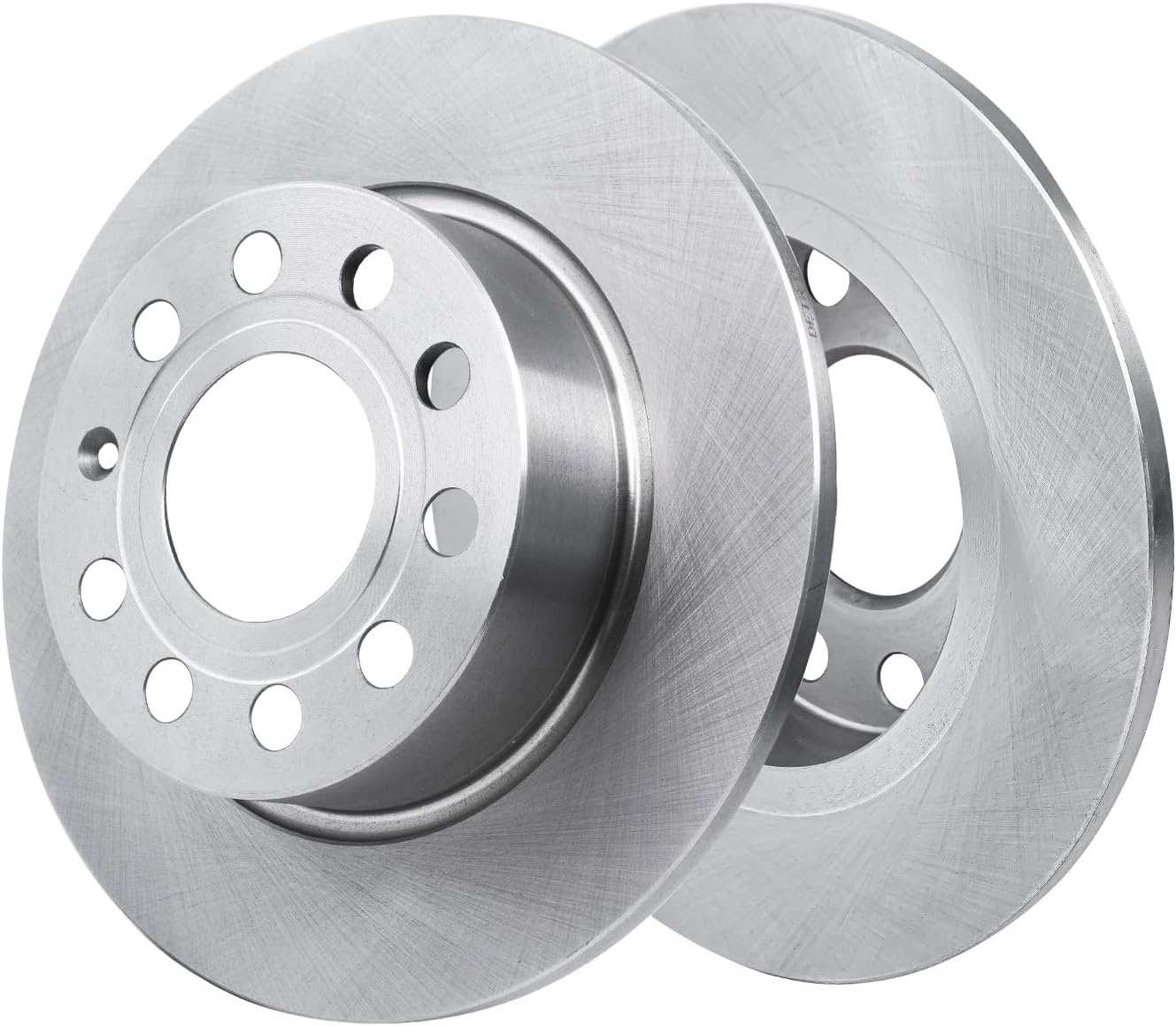 Detroit Axle – Rotores de freno trasero para Audi A3 Quattro Volkswagen EOS Beetle Jetta Golf Frenos de disco de repuesto Rotores 9.96 pulgadas