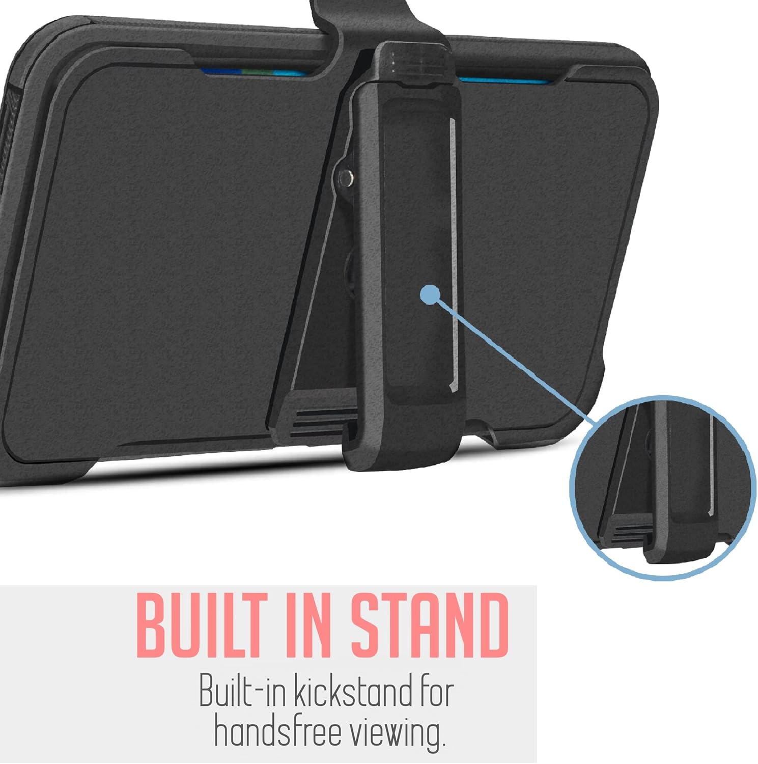 6goodeals Funda para Oneplus Nord N30 5G, Defender Case Heavy Duty a prueba de golpes a prueba de polvo con clip para cinturón Funda protectora