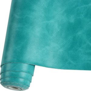Rollo de piel sintética de color liso azul lago, 12 x 53 pulgadas, material para hacer manualidades, manualidades, aretes de cuero, lazos, costura Rollo de piel sintética de color liso azul lago, 12 x 53 pulgadas, material para hacer manualidades, manualidades, aretes de cuero, lazos, costura