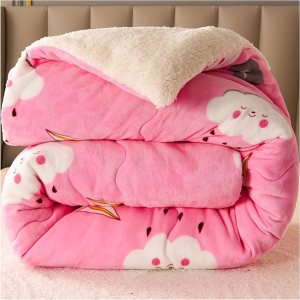 Edredóncolcha, edredón de plumón, edredón de cachemira, edredón grueso y cálido de felpa de otoño primavera, mantas de microfibra esponjosa para Edredóncolcha, edredón de plumón, edredón de cachemira, edredón grueso y cálido de felpa de otoño primavera, mantas de microfibra esponjosa para