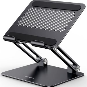 UGREEN Soporte para tablet para escritorio, soporte de doble varilla de aluminio, soporte para tableta, base ajustable, elevador multiángulo, UGREEN Soporte para tablet para escritorio, soporte de doble varilla de aluminio, soporte para tableta, base ajustable, elevador multiángulo,