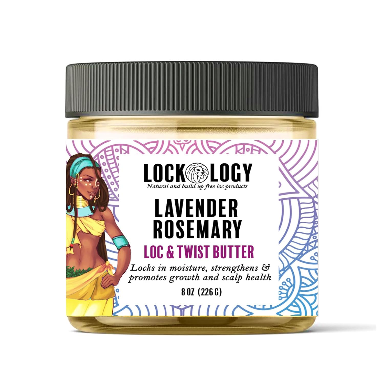 Loc Retwist Butter & Dread Wax Loc Butter For Growth – Lavender Rosemary All Natural & NO Build Up Loc Retwists Products by Lockology