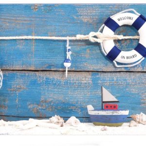 Yeele Tablero de férula de madera azul de 7 x 5 pies, fondos para fotos de marinero, ancla náutica, redes de pesca de mar, concha, fondo de Yeele Tablero de férula de madera azul de 7 x 5 pies, fondos para fotos de marinero, ancla náutica, redes de pesca de mar, concha, fondo de