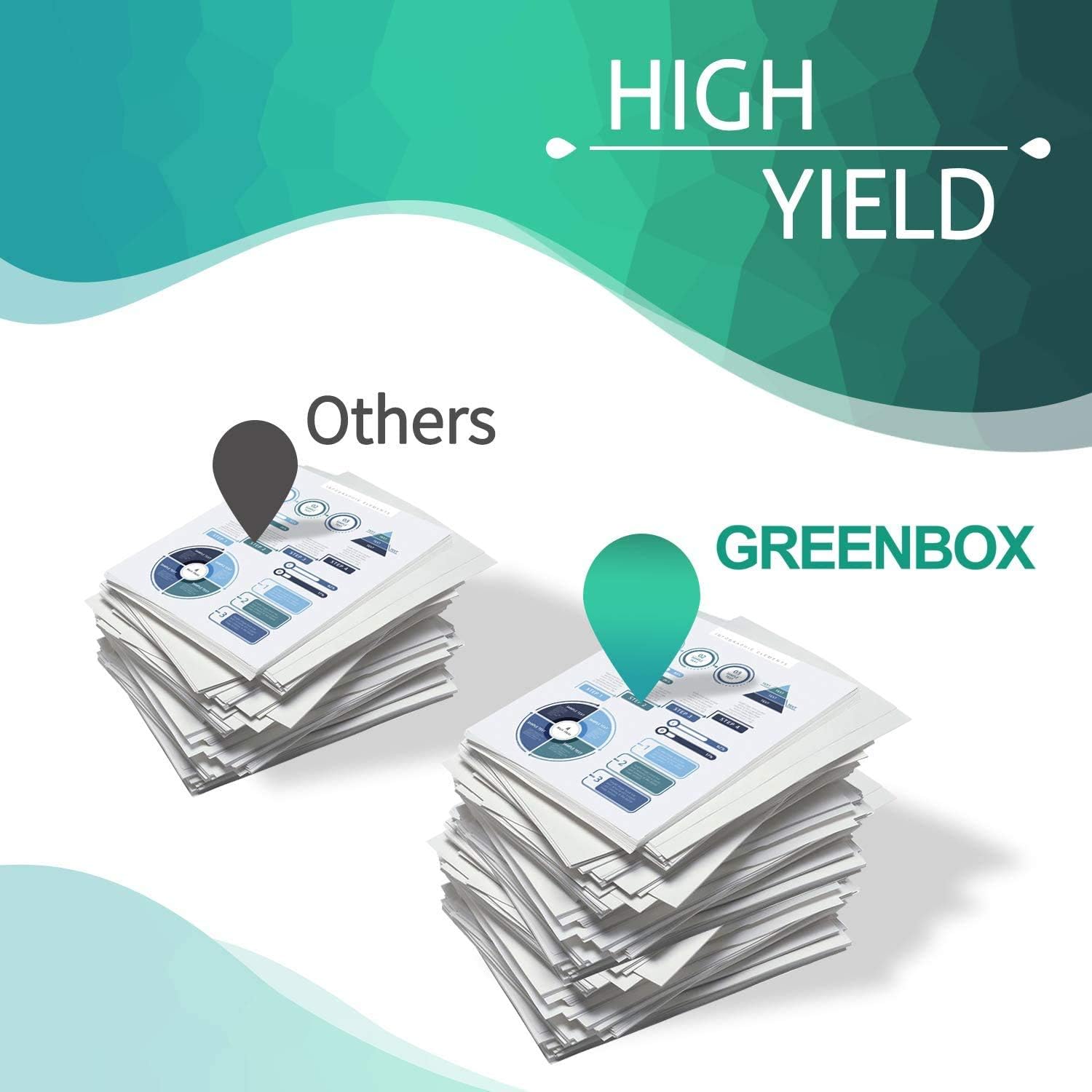GREENBOX Cartucho de tóner de alto rendimiento remanufacturado 6510 de repuesto para impresora Xerox 6515 6510 106R03479 para impresora Phaser 6510N