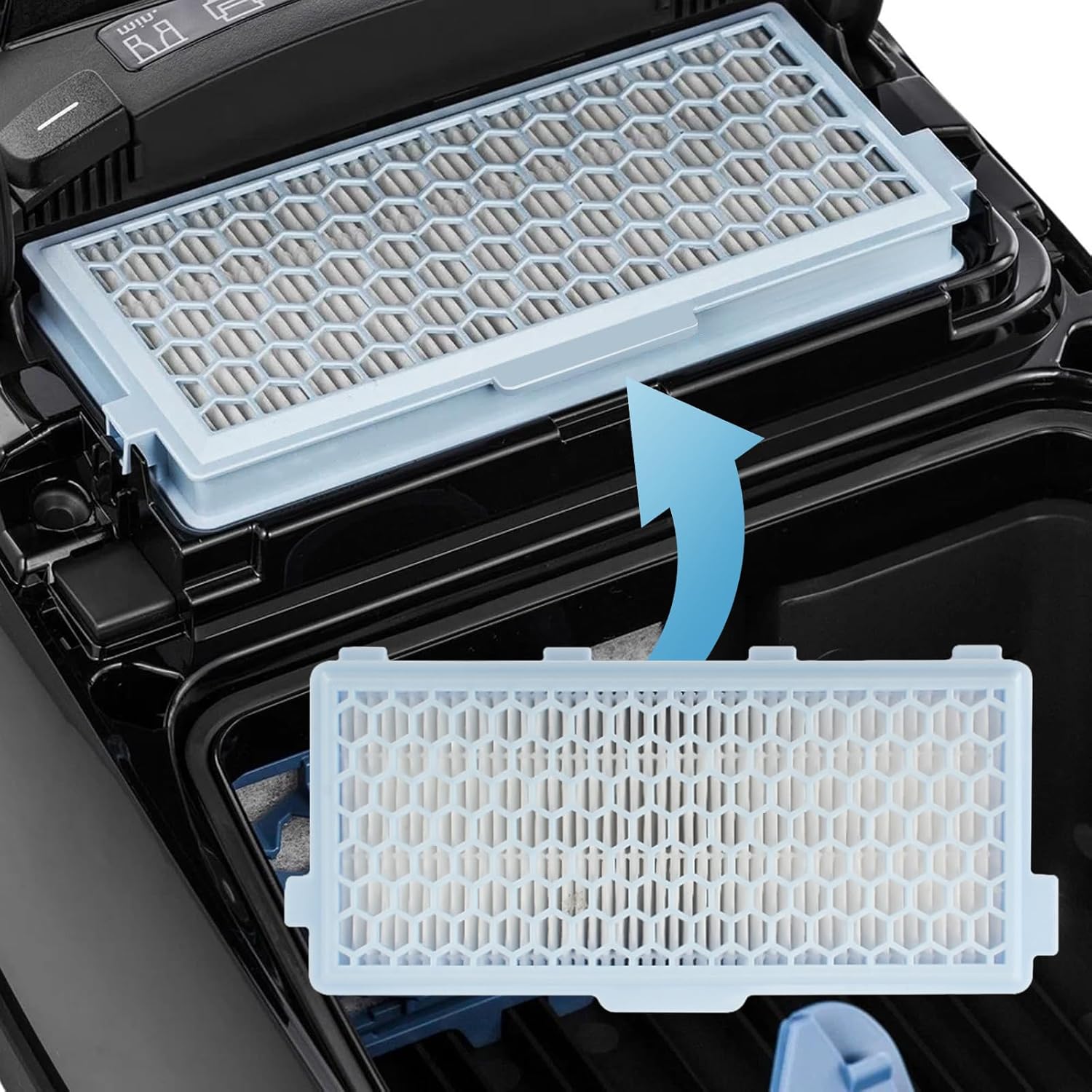 Miele – Filtro de repuesto para filtro Meile Hepa SF-HA 50 compatible con Miele Vacuum Cleaner Complete C2, Complete C3, Compact C1, Compact C2, S4,