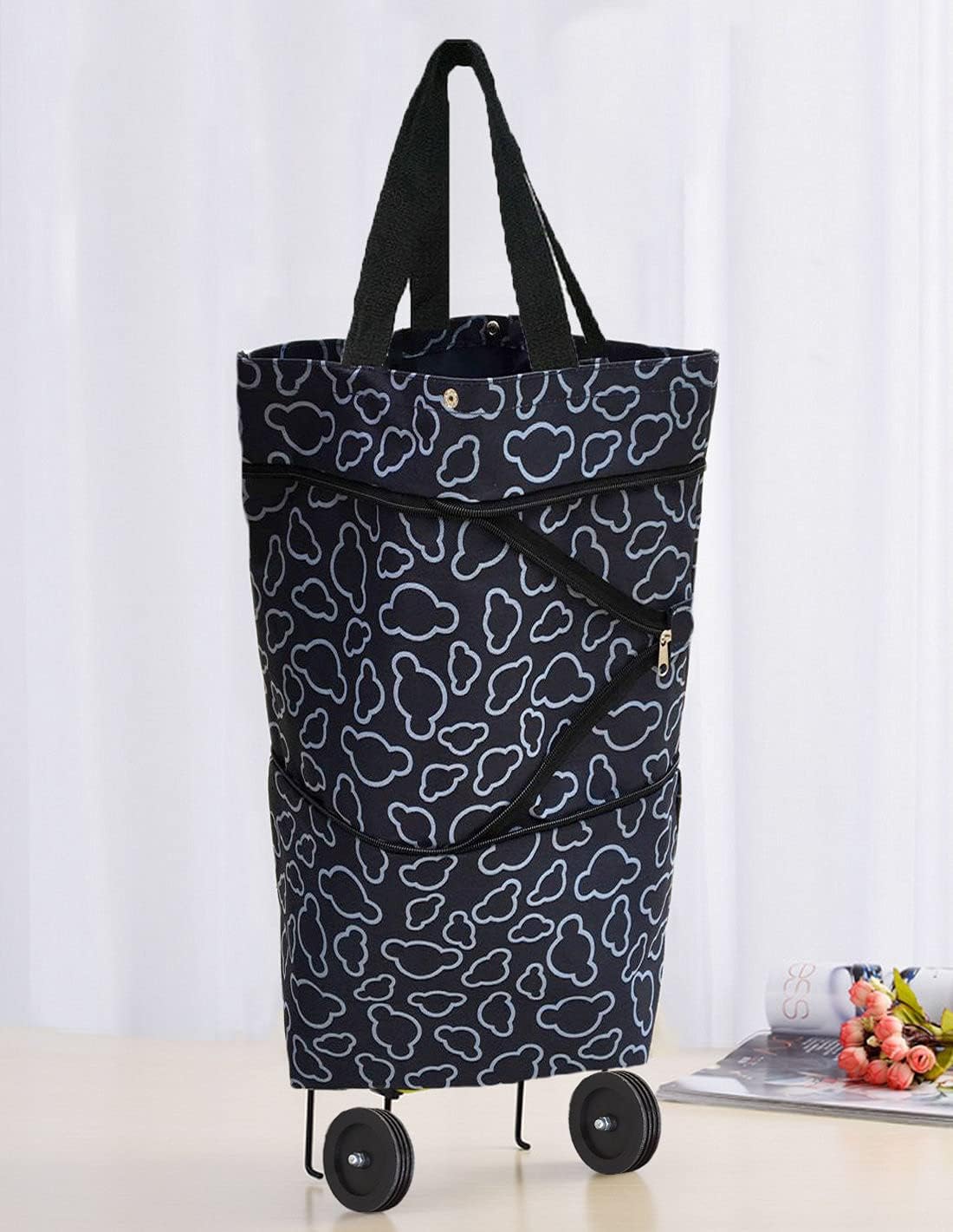 Bolsa de compras plegable, bolsas de carrito reutilizables, bolsas de comestibles, bolsa de compras para compras, hogar, cocina, supermercado,