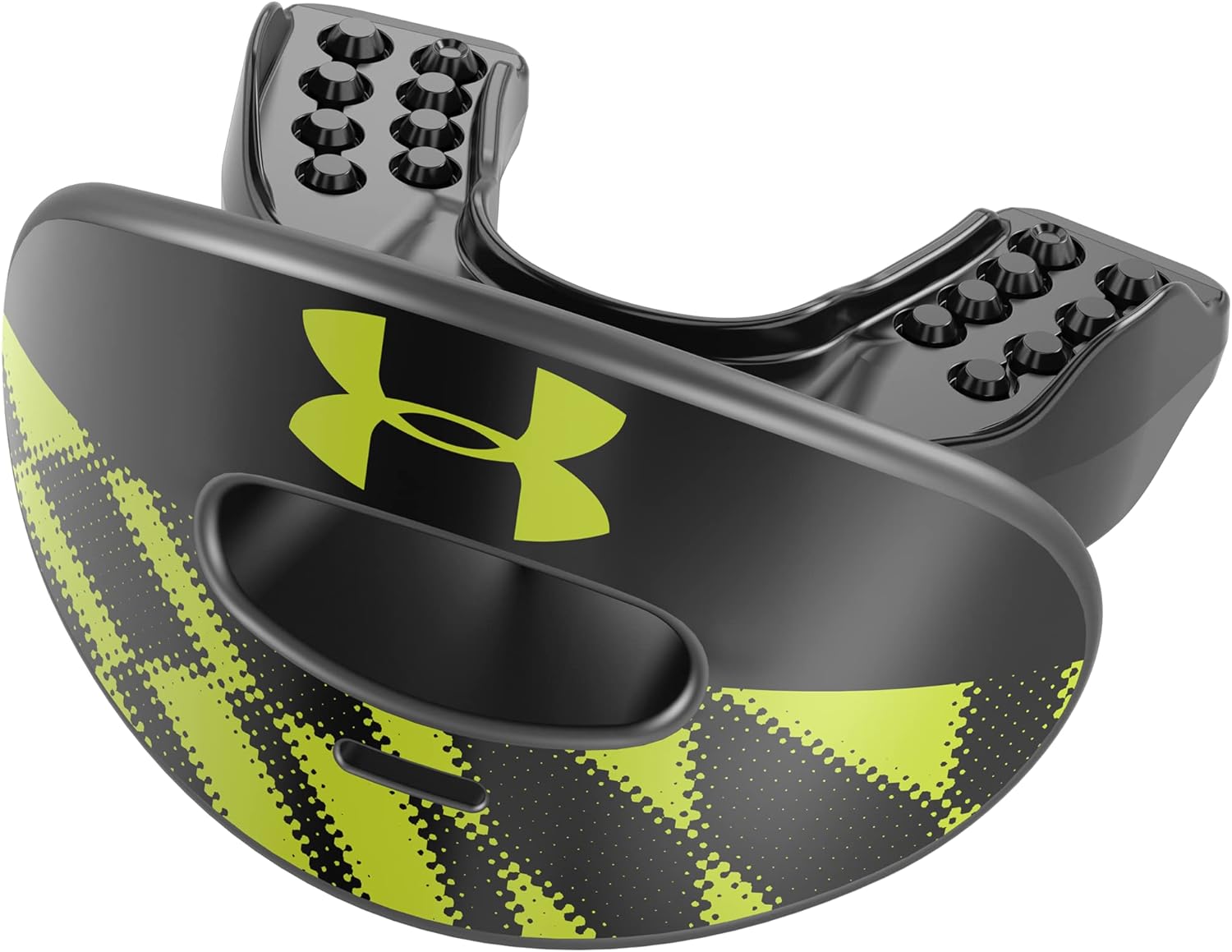 Under Armour Air – Protector labial para fútbol, protección bucal completa, compatible con brákets, ajuste instantáneo