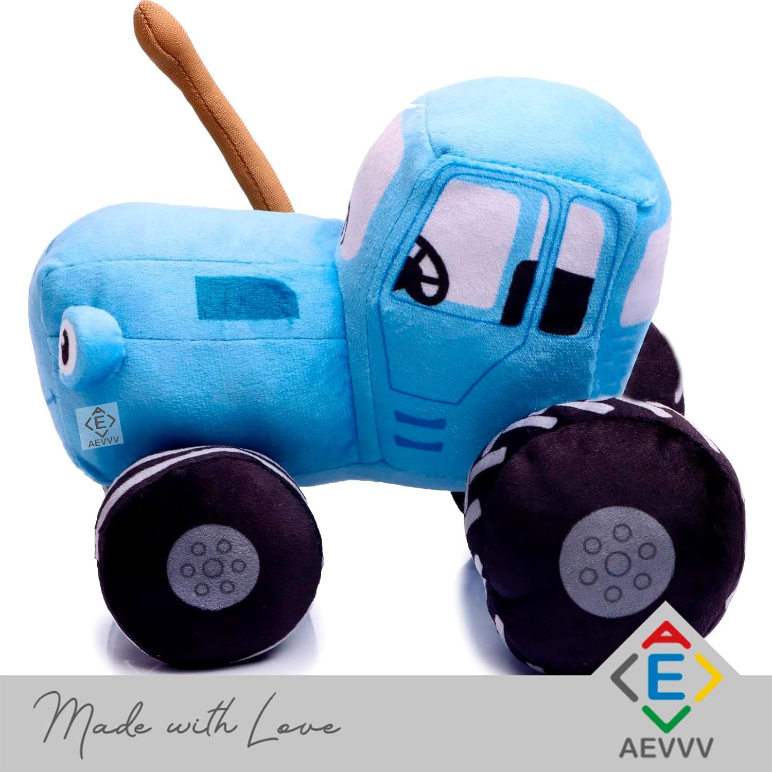 AEVVV Tractor azul de dibujos animados ruso Sinij Tractor 8″ (20cm)