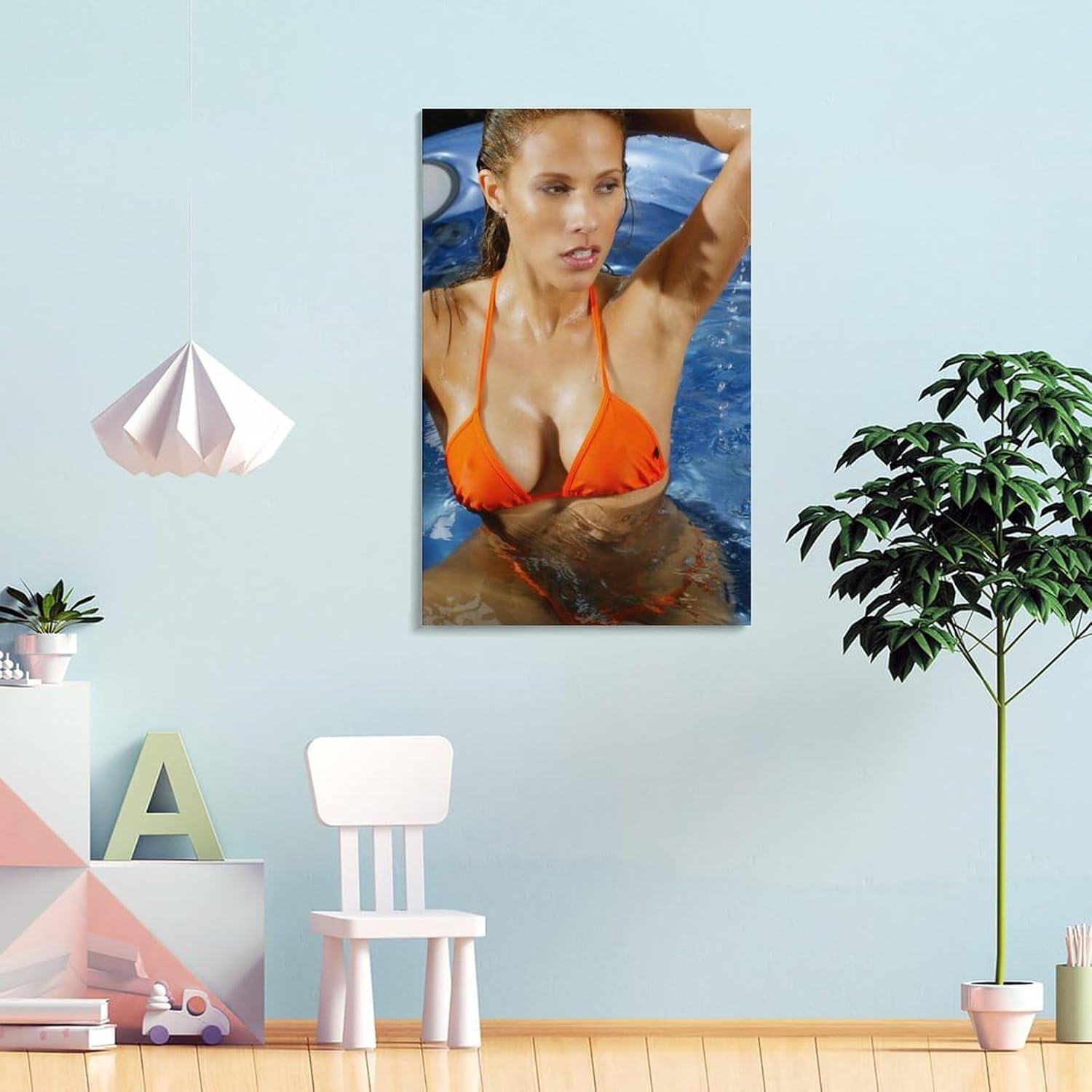 Póster de Bonnie-Jill Laflin, modelo caliente y sexy, para pared, póster de pintura fotográfica, decoración de habitación, decoración del hogar, 24