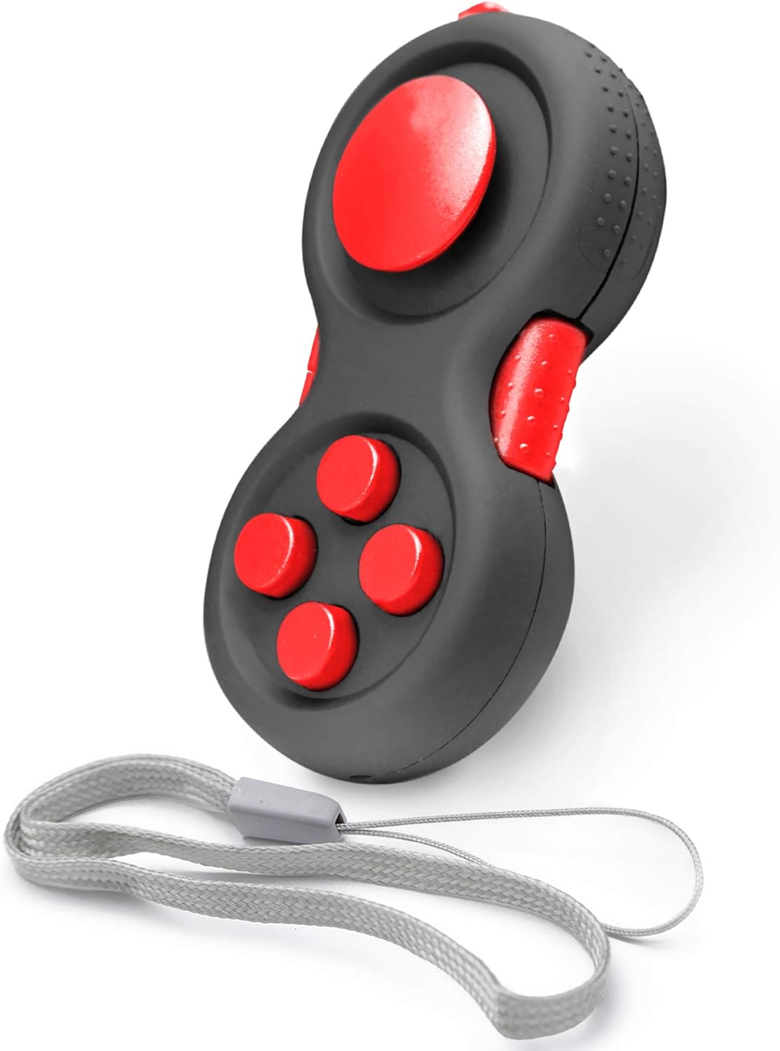 DUDDY-PRO Fidget Pad 8 características divertidas, almohadilla de juego de control retro de mano, juguete de enfoque, alivio de ansiedad y estrés
