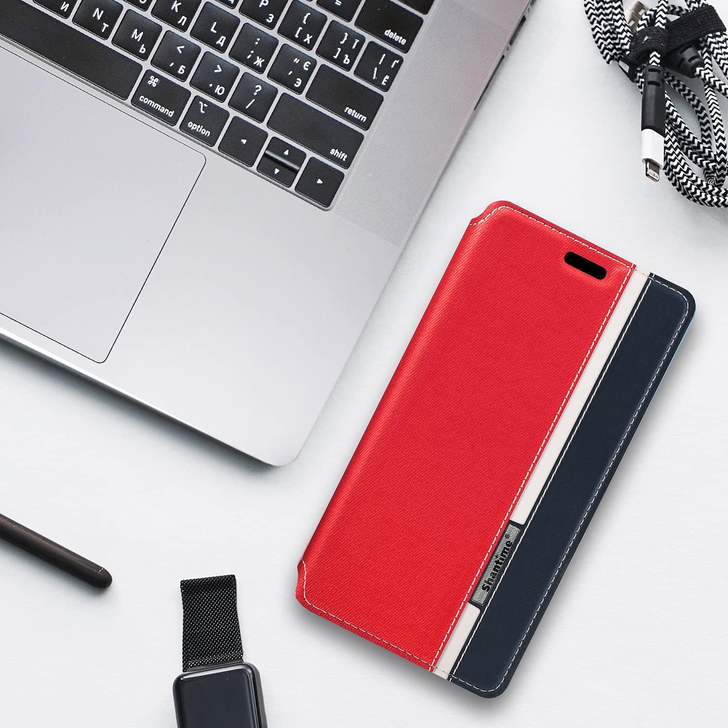 Funda para Tecno Camon 19 Pro 5G, funda de cuero con cierre magnético multicolor a la moda con tarjetero para Tecno Camon 19 (6.8 pulgadas), color