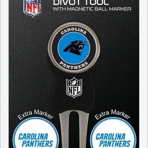 Team Golf NFL – Herramienta Divot con 3 marcadores de pelota de golf, los marcadores son de esmalte magnético de doble cara Team Golf NFL – Herramienta Divot con 3 marcadores de pelota de golf, los marcadores son de esmalte magnético de doble cara