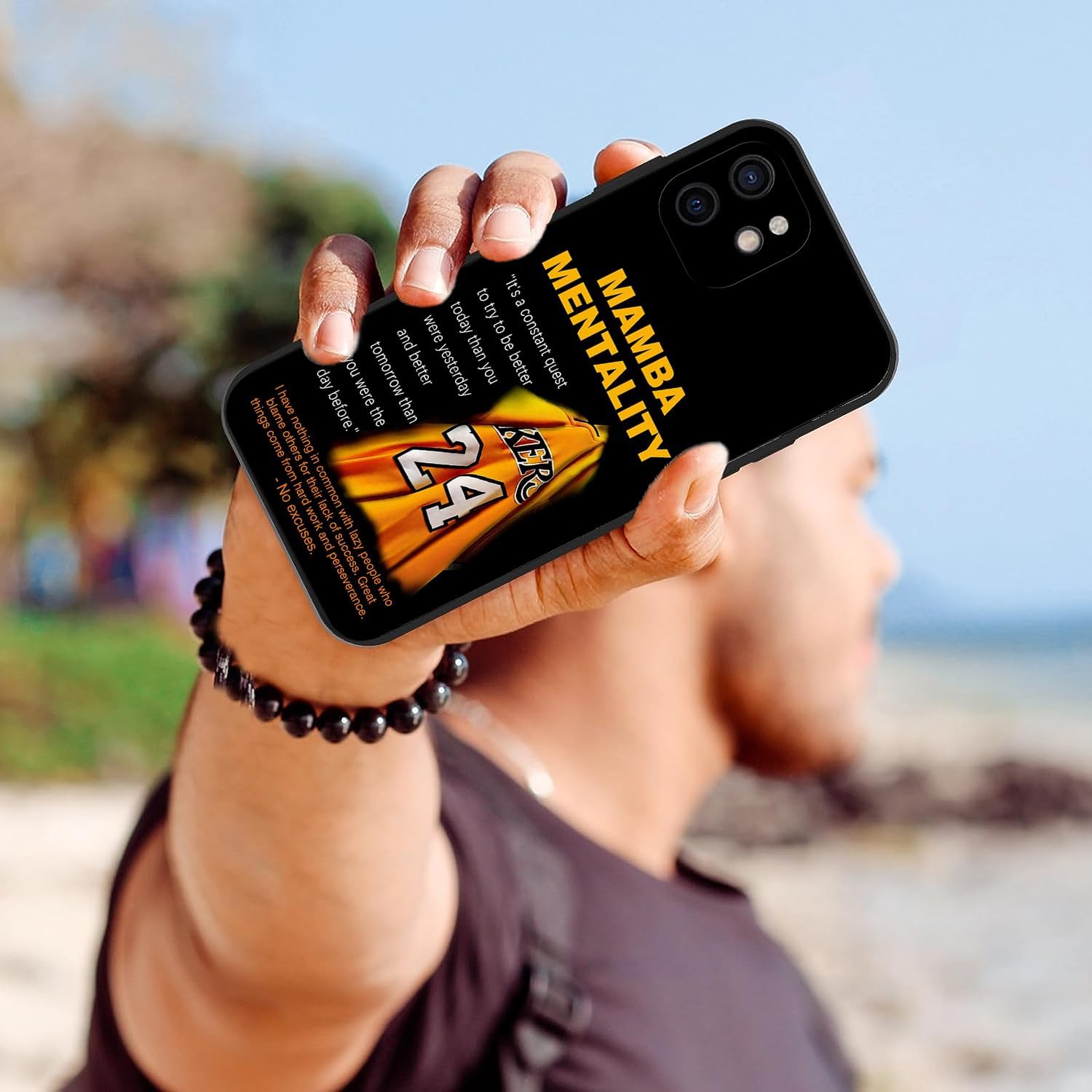 GLBUGUFY Basketball Legend Player – Funda para iPhone 12, compatible con iPhone 12 de 6.1 pulgadas, funda protectora de silicona suave,