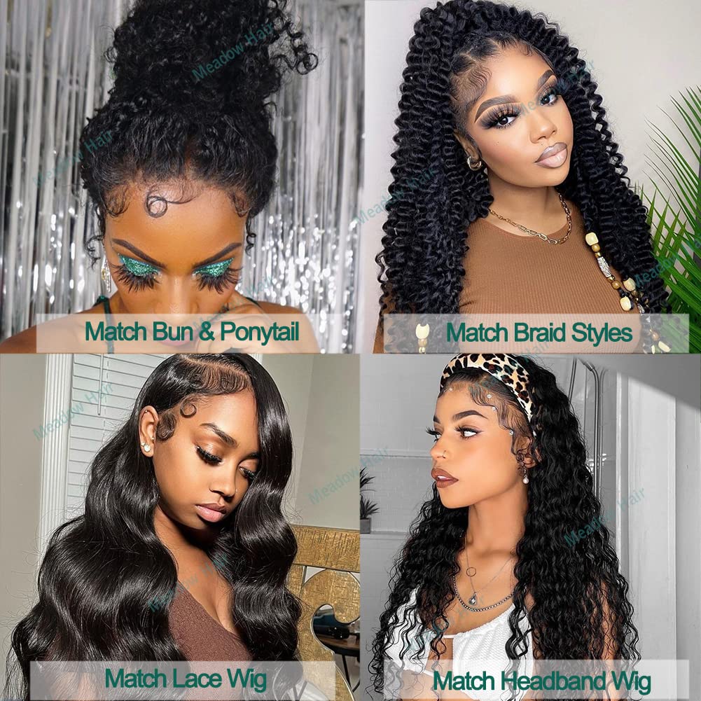 HD Swiss Lace Baby Hair Stripes Brasileño Virgen Cabello Humano Rizado Baby Hair Piezas para Bordes Solo Pelusa de Encaje Transparente Tiras de