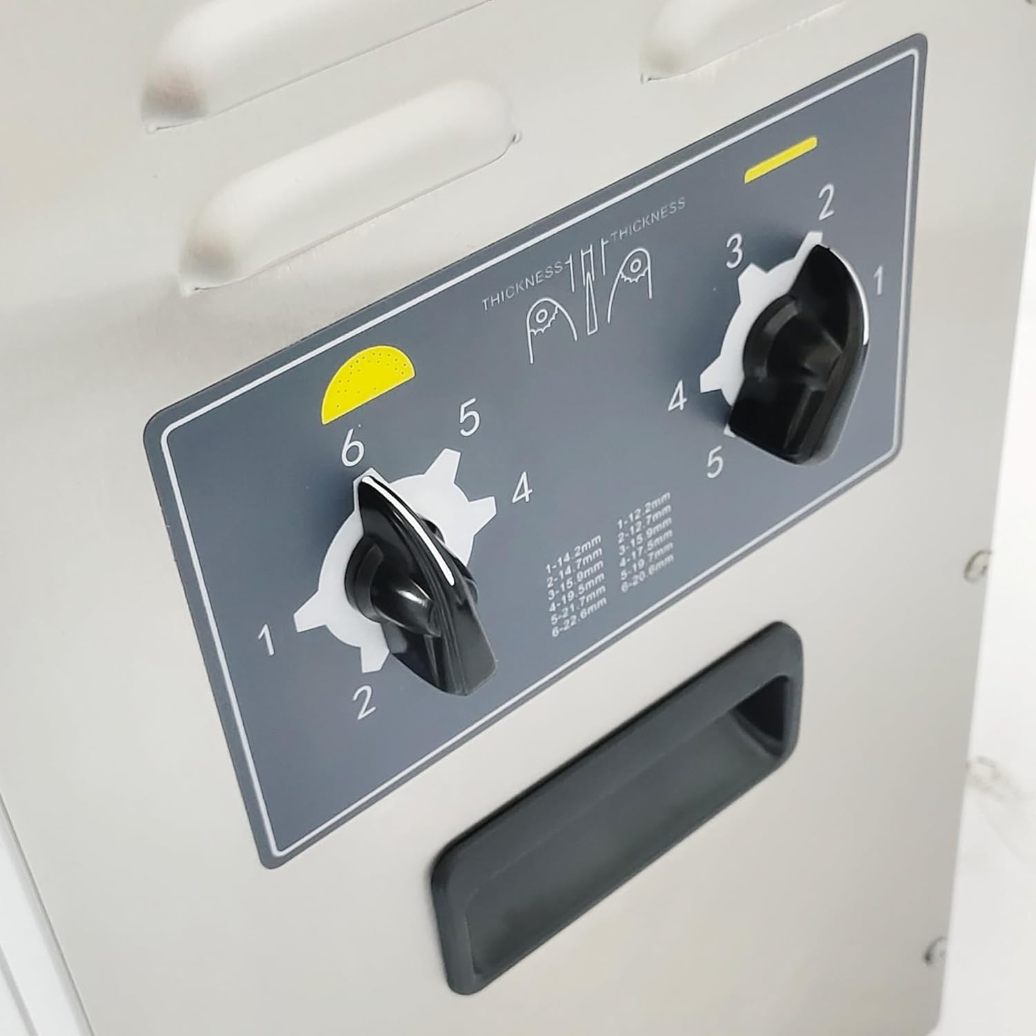 Hakka – Máquina de hamburguesa vertical comercial, tostadora para hornear panecillos, calefacción totalmente automática, ahorra espacio y aumenta la